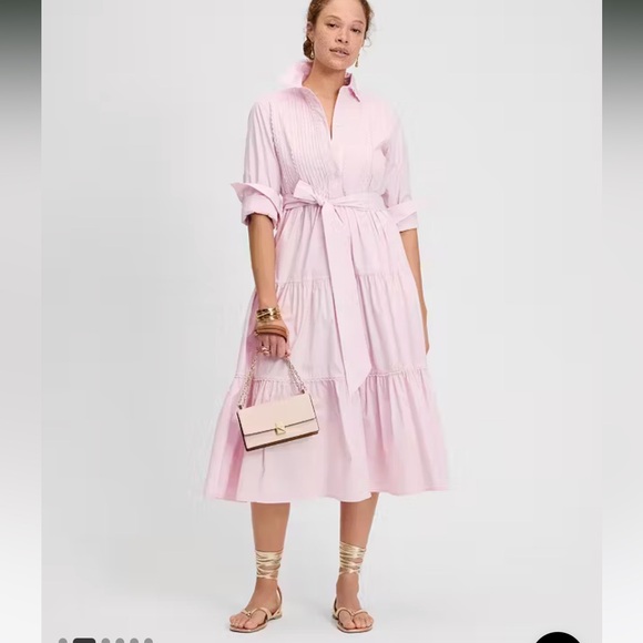 💕 NWT Kate Spade Mainline Pink Lemon Maxi Dress